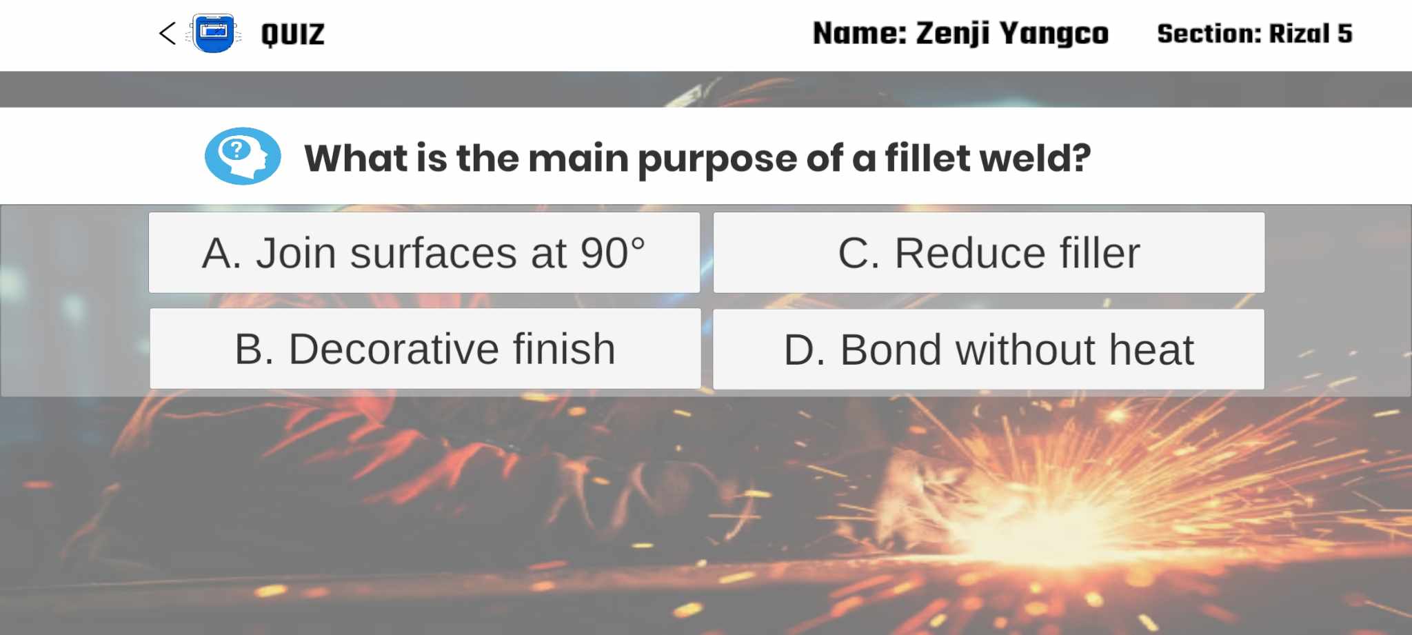 Welding Quiz